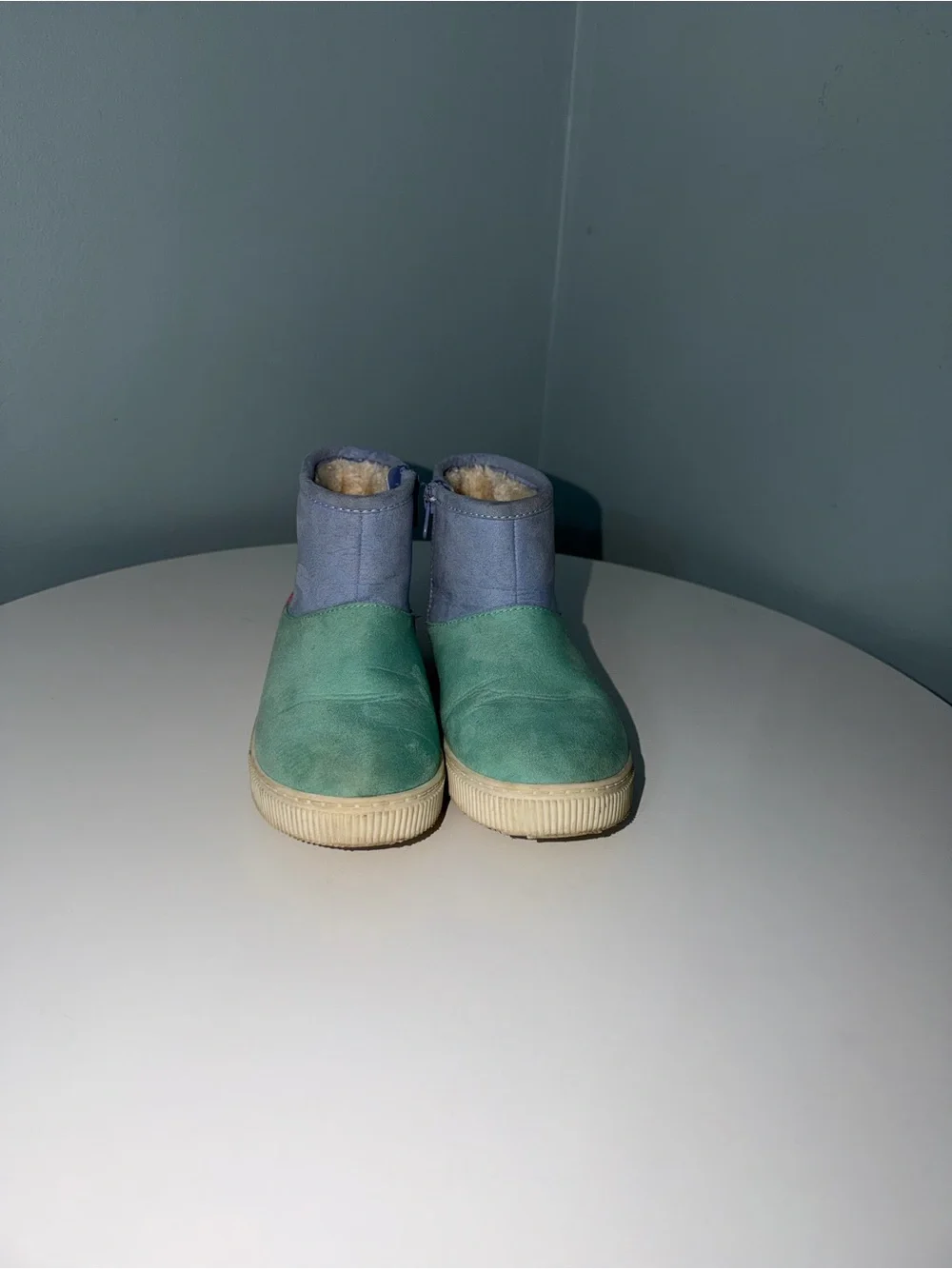 Cat & Jack Colorblock Kids Ankle Boots in Mint, Lavender & Pink